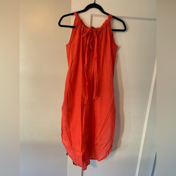 NWT J. Crew Coral Cotton Cover Up - Picture 1 of 5